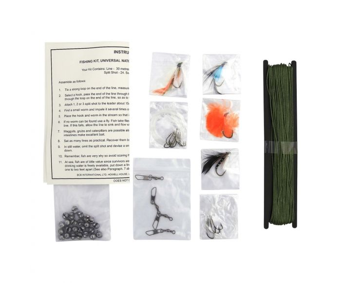 Kit de pêche de survie l'OTAN