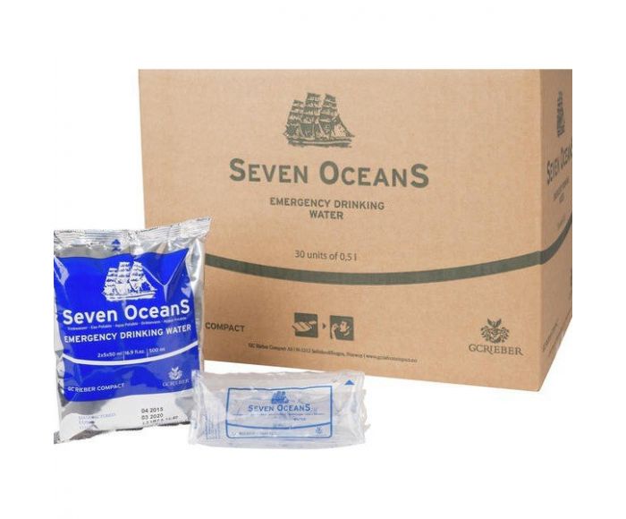 Ration d’eau potable Seven Oceans 7 jours