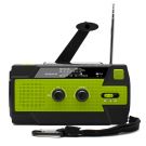 Radio de secours avec dynamo, panneau solaire et batterie 4000 mAh